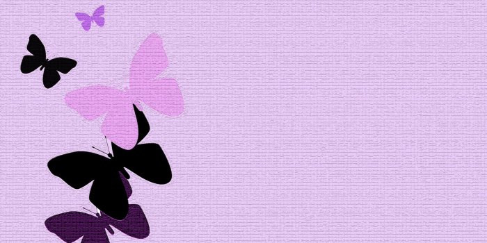 1600x1200 pink and purple background with butterflies - Clip Art Library