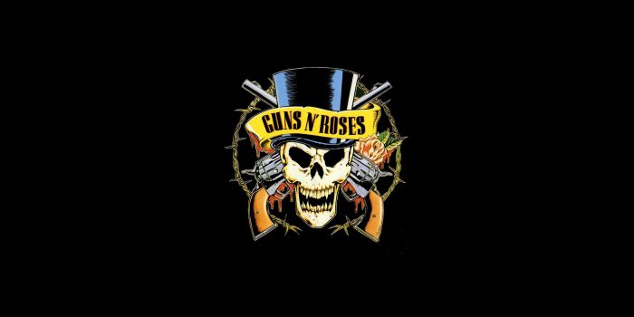 2560x1440 Guns 'n' Roses Logo (HD) Ultra HD Desktop Background Wallpaper for :  Widescreen & UltraWide Desktop & Laptop : Multi Display, Dual Monitor :  Tablet : Smartphone