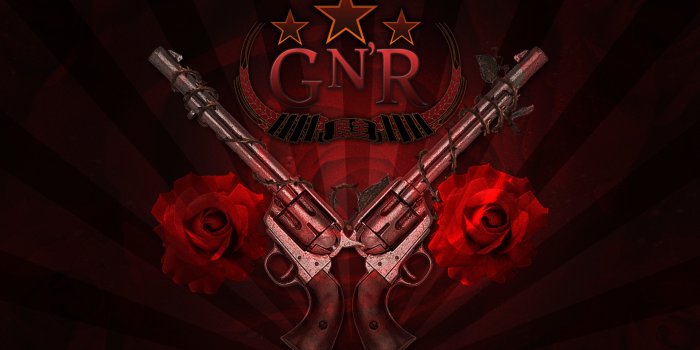 1920x1200 Wallpaper | Music | photo | picture | Guns N Roses, logo, trunks, rose, rock