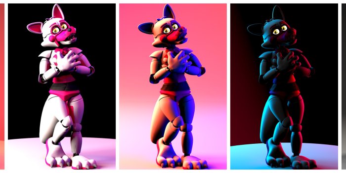 3264x1009 Funtime Foxy Wallpaper Pack (Coming Soon) by GeometryBoyMejia -- Fur  Affinity [dot] net