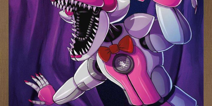 1085x1623 Five Nights at Freddy's: Sister Location - Funtime Foxy Wall Poster with  Push Pins, 22.375