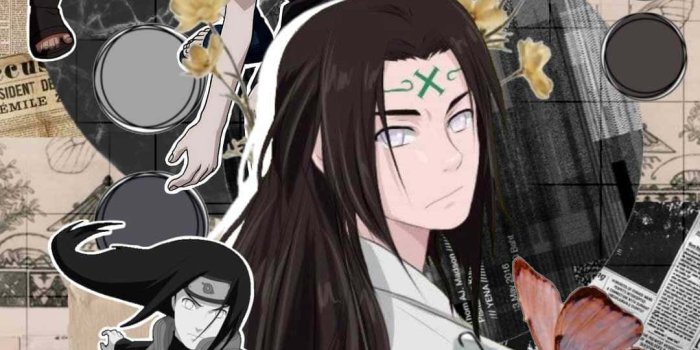 1080x1920 Download Neji Hyuga Anime Collage Wallpaper | Wallpapers.com
