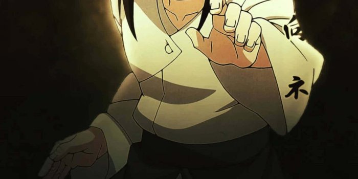 1371x1920 Download Glowing Neji Hyuga Phone Wallpaper | Wallpapers.com