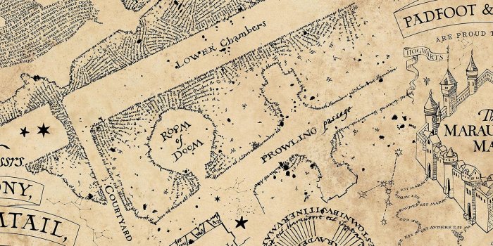 1600x1600 Harry Potter Mischief Managed Glow in The Dark Wallpaper Parchment Graham &  Brown 108186 - Amazon.com