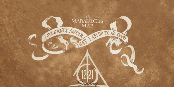 1920x1080 Download The Marauders Map Oath Poster Wallpaper | Wallpapers.com