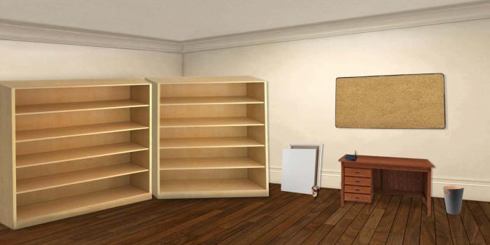 1920x1080 Download Empty Room With Office Equipment Wallpaper | Wallpapers.com