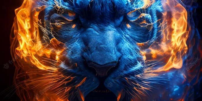 1600x2000 Premium Photo | The tiger and fire wallpapers
