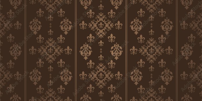 1000x1000 Victorian dark brown background. Decorative Wallpaper. Vintage Stock Vector  | Adobe Stock