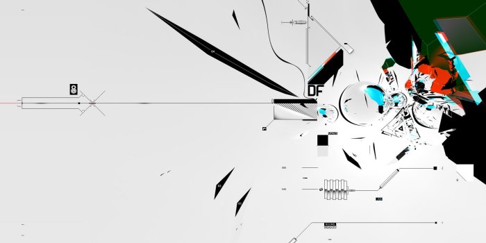 2560x1440 White Abstract HD wallpaper