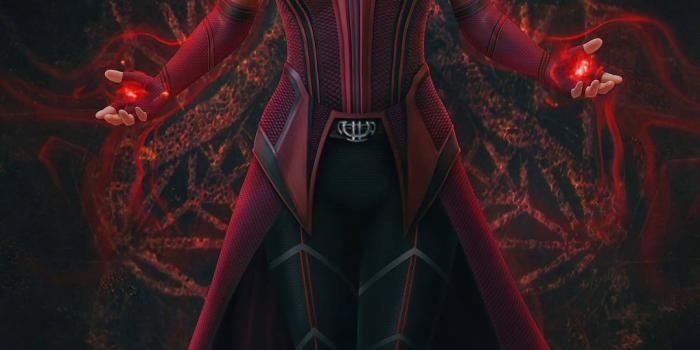 1080x1920 Download Wanda Maximoff In Multiverse Of Madness Wallpaper | Wallpapers.com