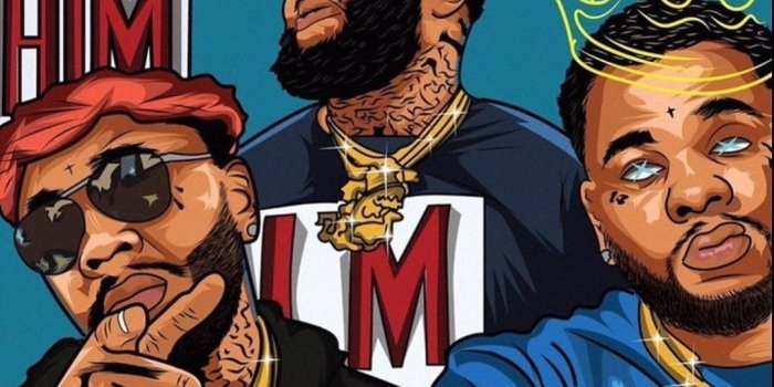 1080x1045 Download Kevin Gates I'm Him Digital Art Wallpaper | Wallpapers.com