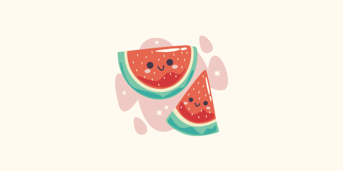 3840x2160 Kawaii Watermelon Wallpaper 4K, Kawaii food, Adorable, #10107