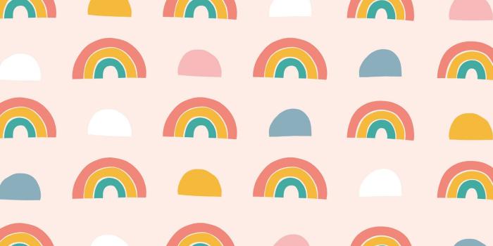 1920x2560 Rainbow patterned desktop, tablet and phone wallpaper – makeandtell