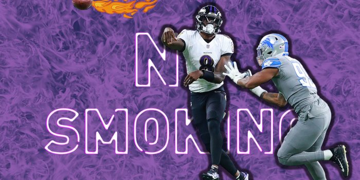 1400x933 Lamar Jackson is pushing the ball downfield at a historic rate. - Baltimore  Beatdown