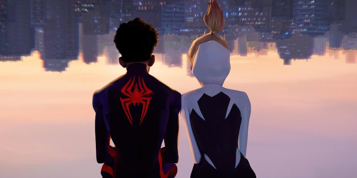 2560x1600 Miles Morales and Spider-Gwen from Spider-Man: Across the Spider-Verse 4K  wallpaper download