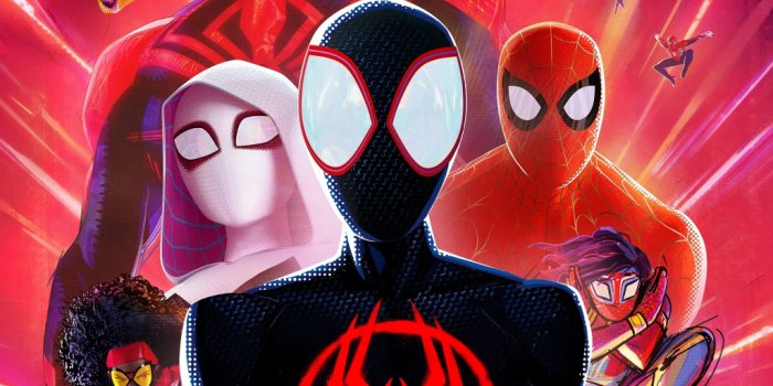 1024x768 Wallpaper most of spidermen, across the spider-verse, movie 2023 desktop  wallpaper, hd image, picture, background, ec7a19 | wallpapersmug