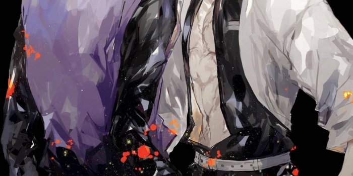 1316x1888 Download Genya And Sanemi Face-Off Wallpaper | Wallpapers.com