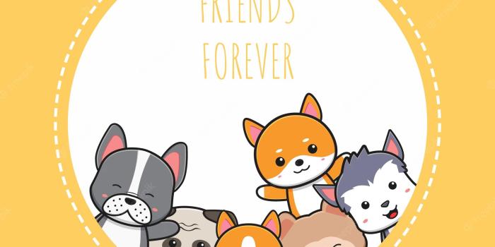 2000x2000 28+] Cute Cartoon Pets Wallpapers - WallpaperSafari