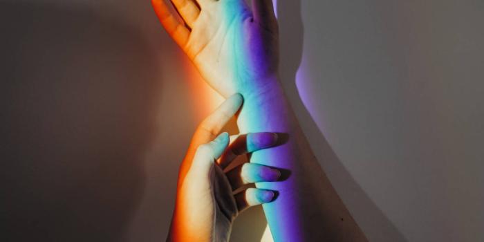 1280x1920 Download Colorful Grey Hands Wallpaper | Wallpapers.com