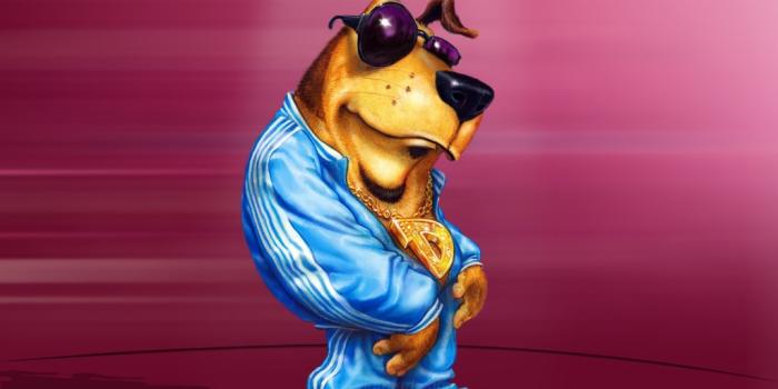 1024x768 Mobile Desktop Background Cartoon Dog Wallpaper Download