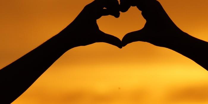 1290x2796 Hands together Wallpaper 4K, Silhouette, Love heart, Lovers, #1141