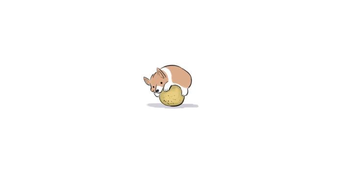 1900x1080 1144824 animals, minimalism, humor, artwork, white background, logo, cartoon,  dog, Corgi, Pembroke Welsh Corgis, hand, finger - Rare Gallery HD Wallpapers