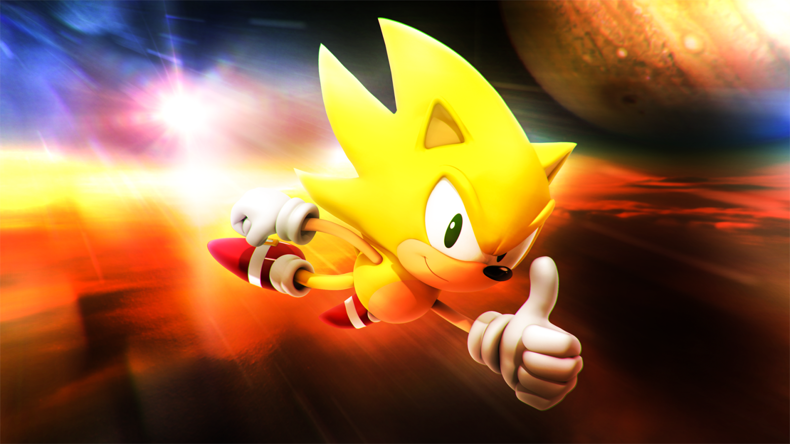1920x1080 1334151 Super Classic Sonicby Light-Rock, Sonic the Hedgehog, Super Sonic -  Rare Gallery HD Wallpapers