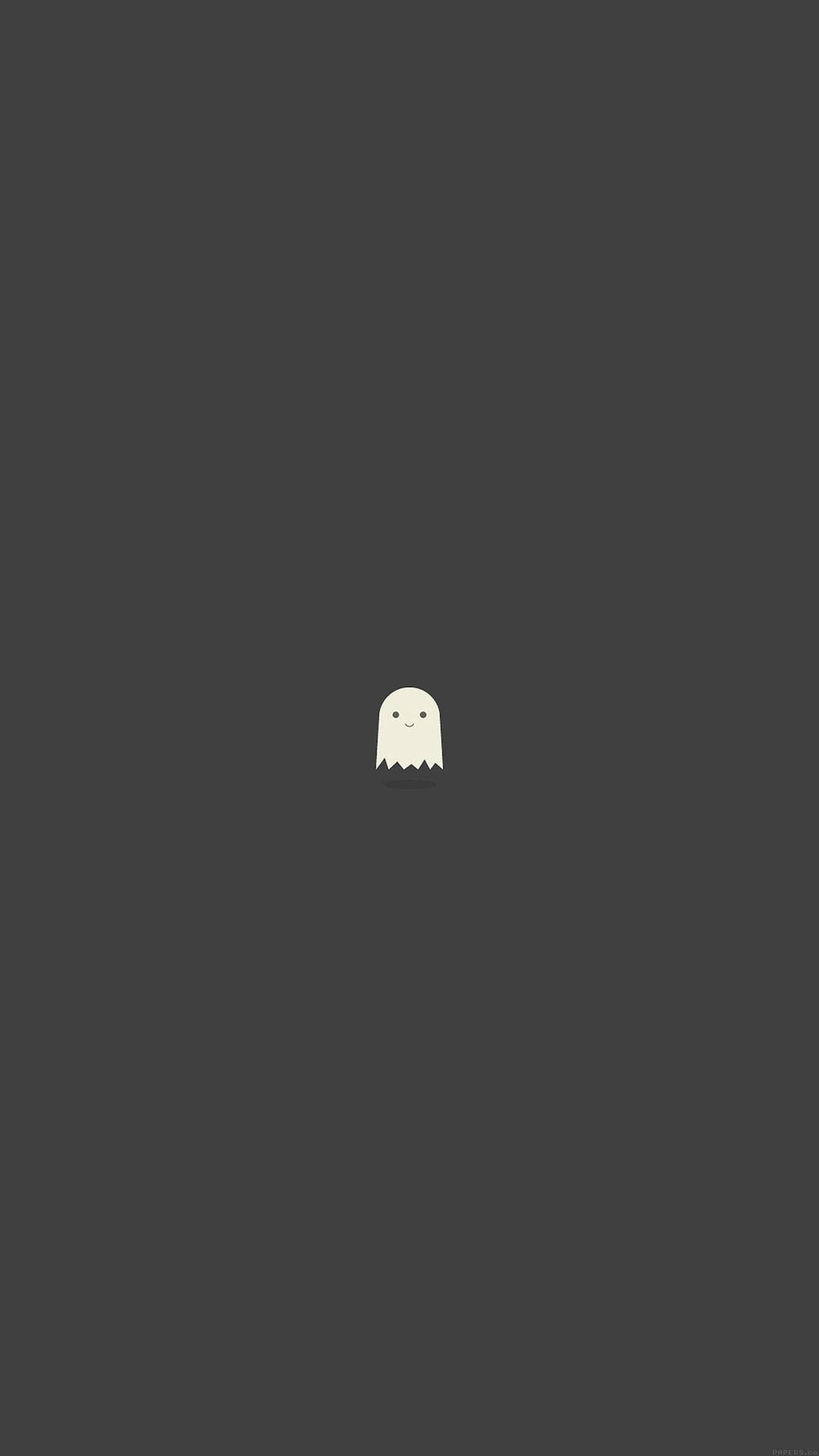 1080x1920 Download Tiny Ghost Art Basic Wallpaper | Wallpapers.com