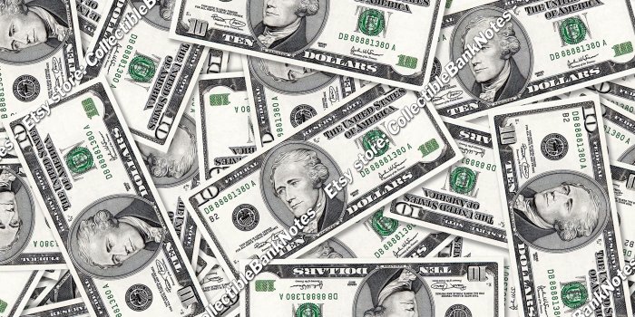 2153x2153 10 Dollar Bill Background Image Seamless Money Ten Cash - Etsy