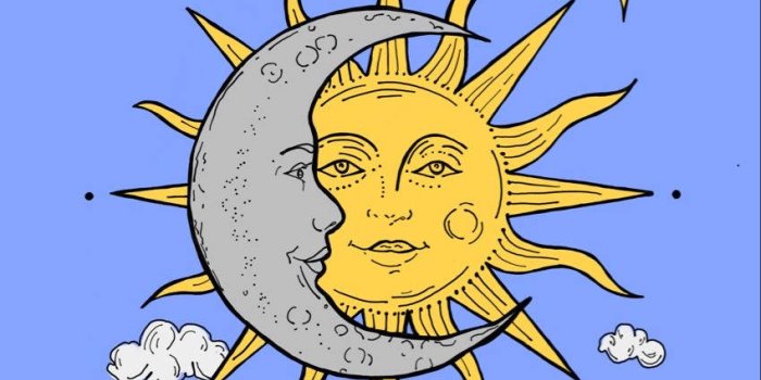 849x1200 100+] Sun And Moon Wallpapers | Wallpapers.com