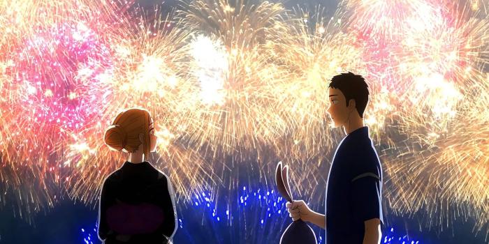 1920x1080 Download My Dress Up Darling Fireworks Wallpaper | Wallpapers.com