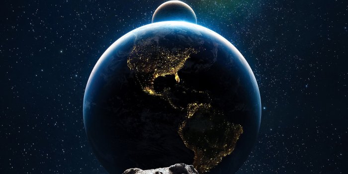 2048x1536 Earth Wallpaper 4K, Moon, Sun, Solar system, #950