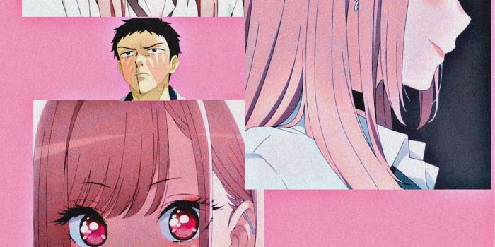 1081x1920 Download My Dress Up Darling Pink Marin Wallpaper | Wallpapers.com