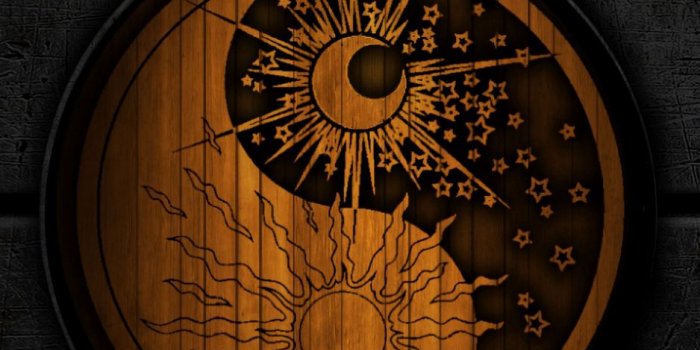 938x1668 Download wallpaper 938x1668 sun, moon, symbol, day, night, harmony iphone  8/7/6s/6 for parallax hd background