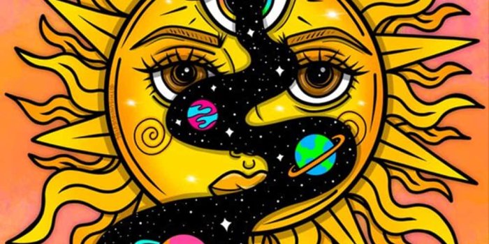 1000x1274 Download Celestial Harmony - Sun and Moon Aesthetic Wallpaper | Wallpapers .com