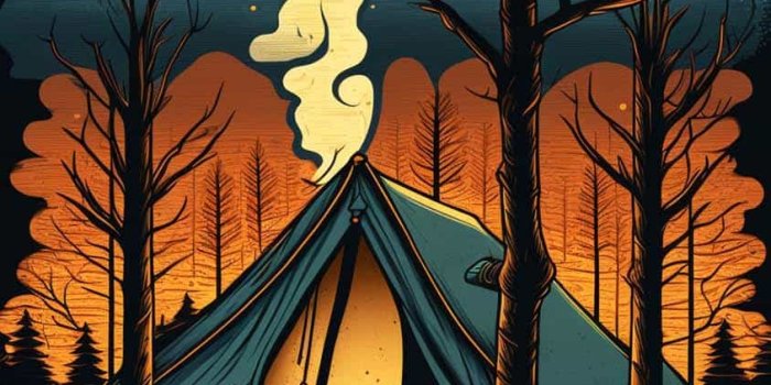 844x1500 Camping and Bonfire iPhone Wallpaper HD - iPhone Wallpapers