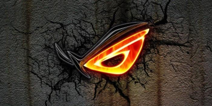 1920x600 fire in the eye of asus rog HD wallpaper download