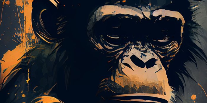 1183x2560 Monkey Dark Art Wallpapers - Monkey