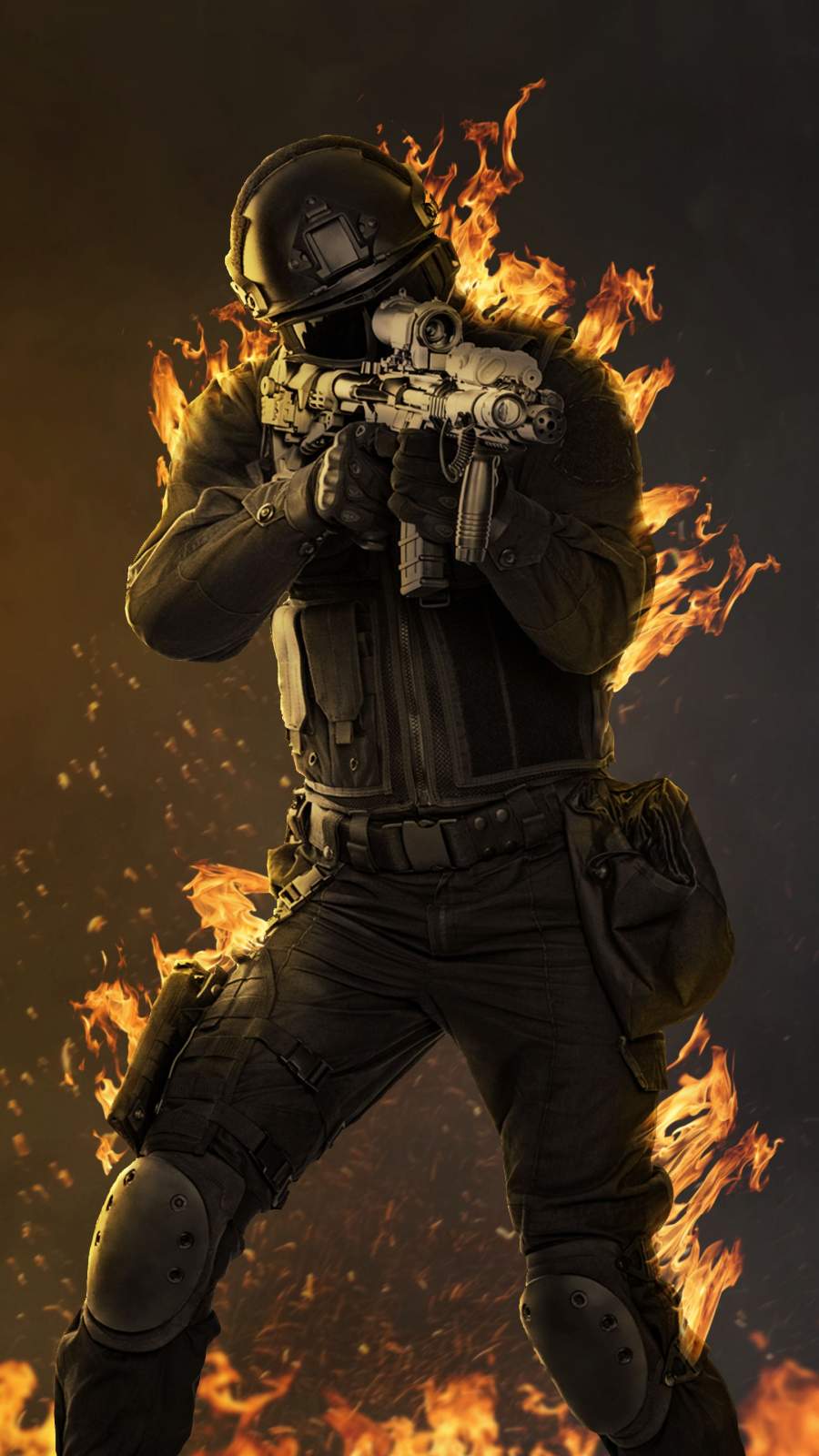 900x1600 SWAT Soldier - iPhone Wallpapers