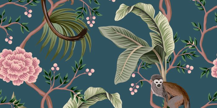 2560x2560 Lord Twig - Playful Monkeys Wallpaper