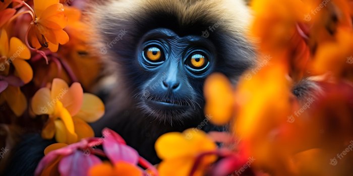 2000x1256 Monkey Wallpaper Images - Free Download on Freepik