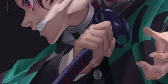 1080x2340 Tanjiro Kamado ready to fight from Demon Slayer aka Kimetsu no Yaiba  [Anime] : r/iWallpaper
