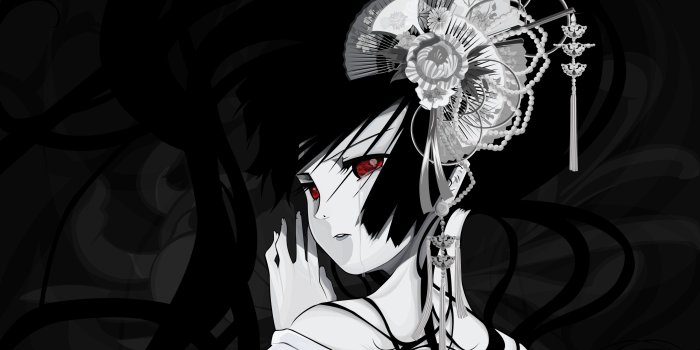 2560x1600 Black And White Anime 4k Wallpapers