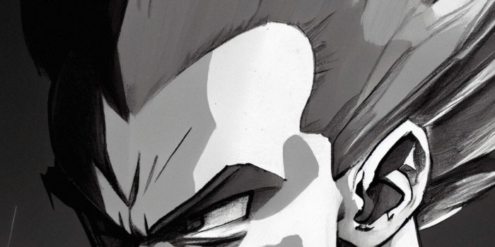 1183x2560 DBZ Vegeta Black and White Wallpapers - Dragon Ball Wallpapers