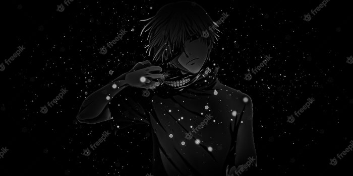 2000x1250 Premium Photo | Black anime wallpapers that are out of this world