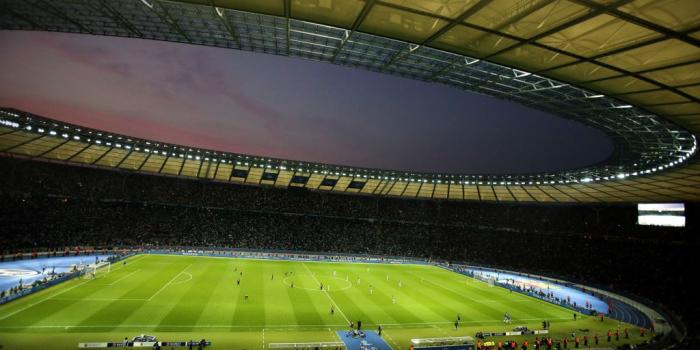 1024x1024 Champions League Soccer Stadium Sports iPad Wallpapers Free Download