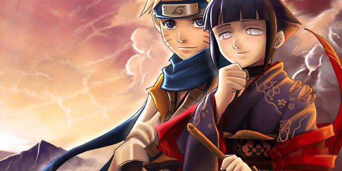 1152x768 Hinata Hyuga & Naruto Uzumaki (Naruto) 2K wallpaper download