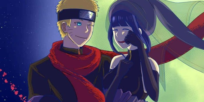 938x1668 Download Cute Naruto And Hinata Over Moon Wallpaper | Wallpapers.com