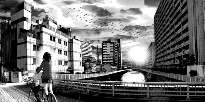 1280x906 22+] Black And White Anime Scenery Wallpapers - WallpaperSafari