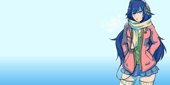 1920x1080 572969 1920x1080 anime anime girls headphones scarf original characters  wallpaper JPG 280 kB - Rare Gallery HD Wallpapers